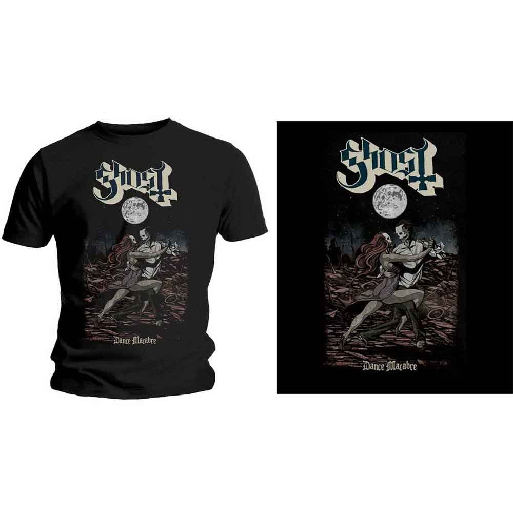 Ghost Unisex T-Shirt: Dance Macabre (Black)