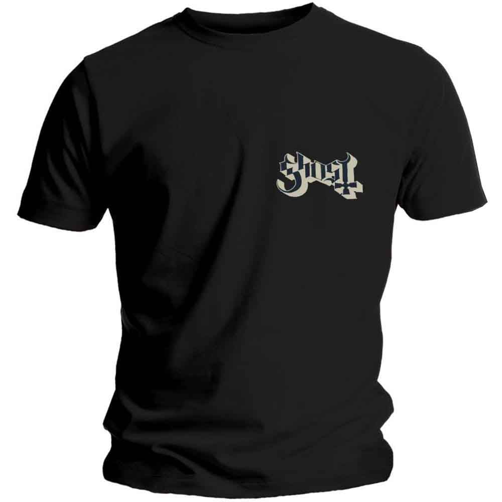 Ghost Unisex T-Shirt: Pocket Logo (Black)