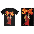 Ghost Unisex T-Shirt: Greetings From Papa Noel (Black)