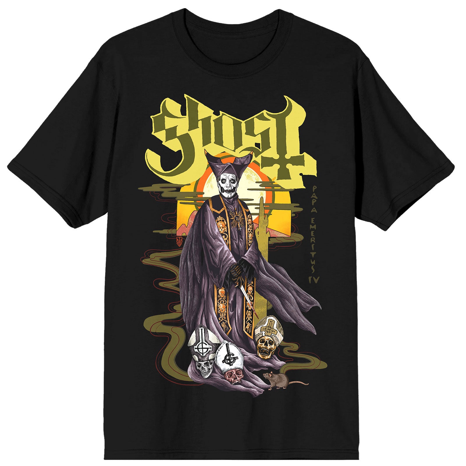 Ghost Unisex T-Shirt: Mondo Mucha (Black)