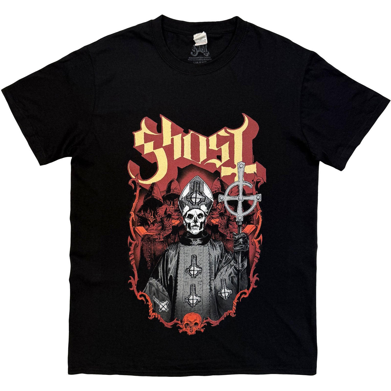 Ghost Unisex T-Shirt: Procession 2 (Black)