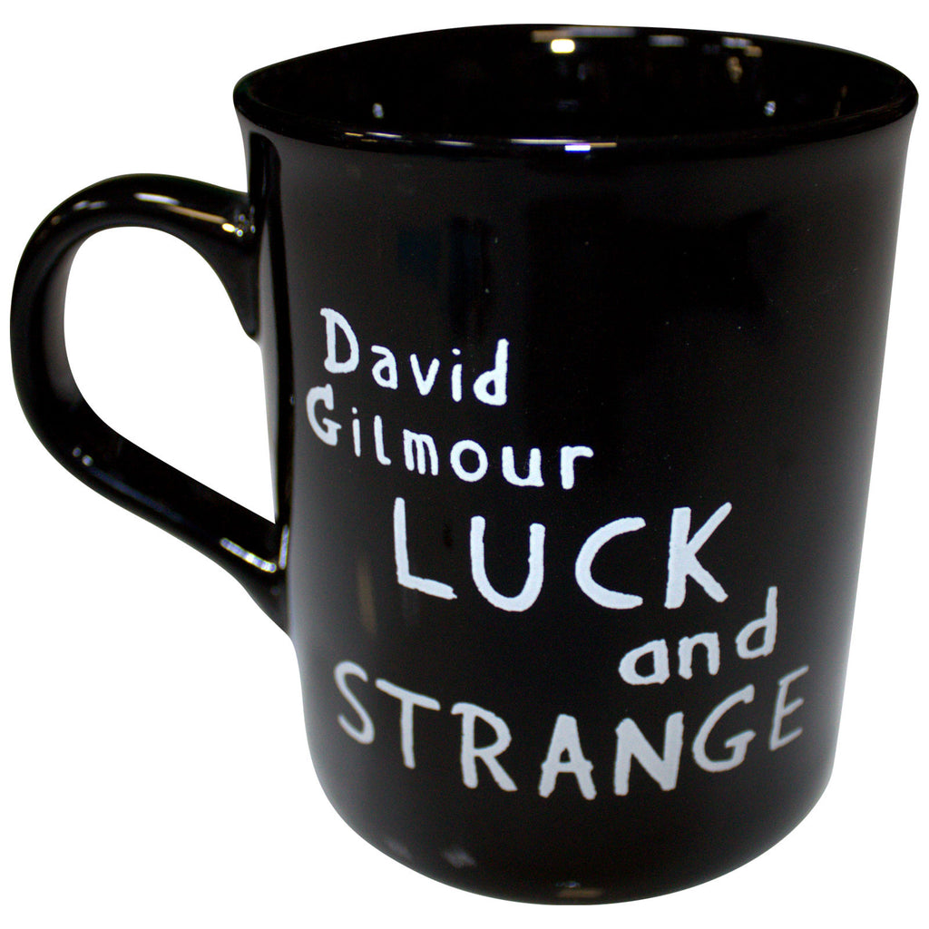 David Gilmour Unboxed Mug: Luck & Strange (Black) (Ex-Tour)