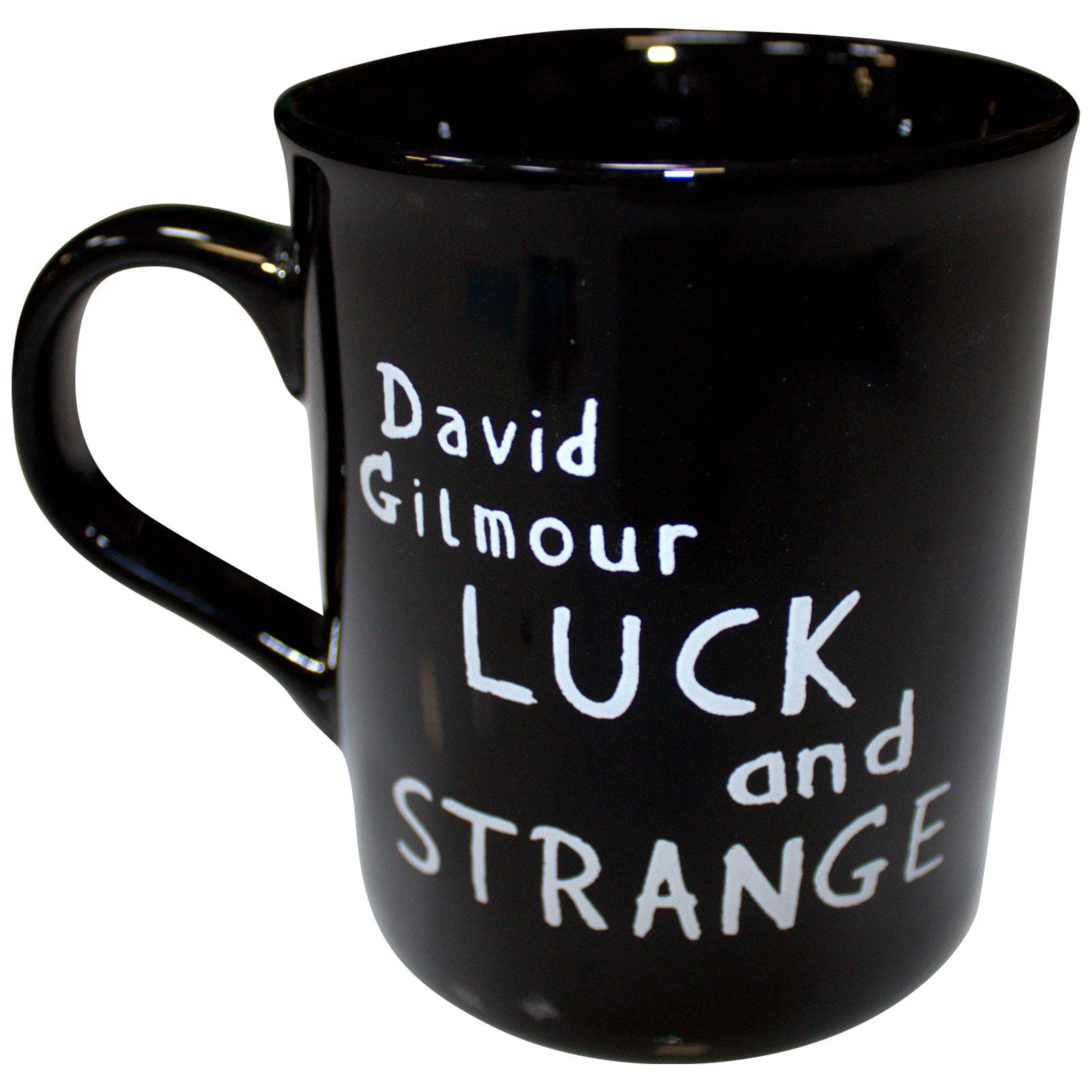 David Gilmour Unboxed Mug: Luck & Strange (Black) (Ex-Tour)