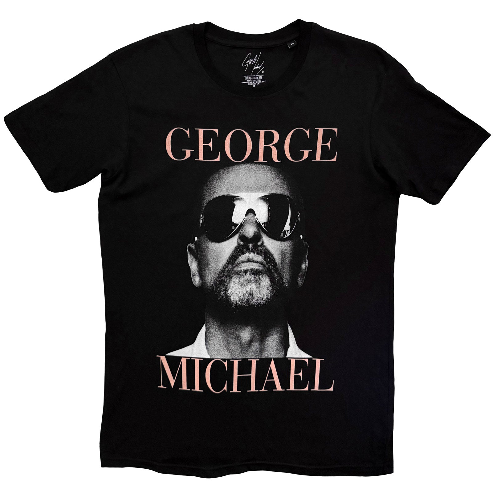 George Michael Unisex T-Shirt: Black (Black)