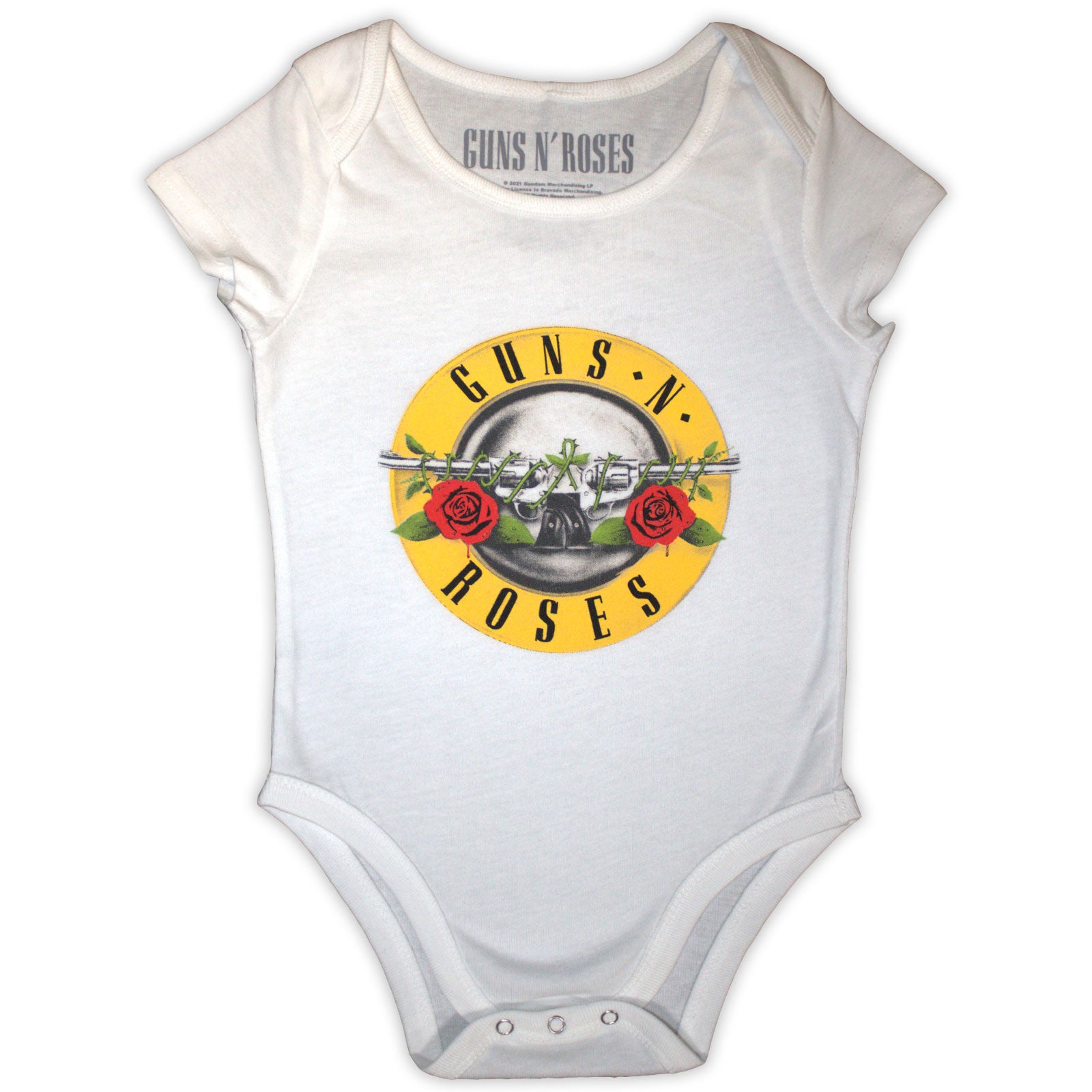 Guns N' Roses Kids Baby Grow: Classic Logo (White)