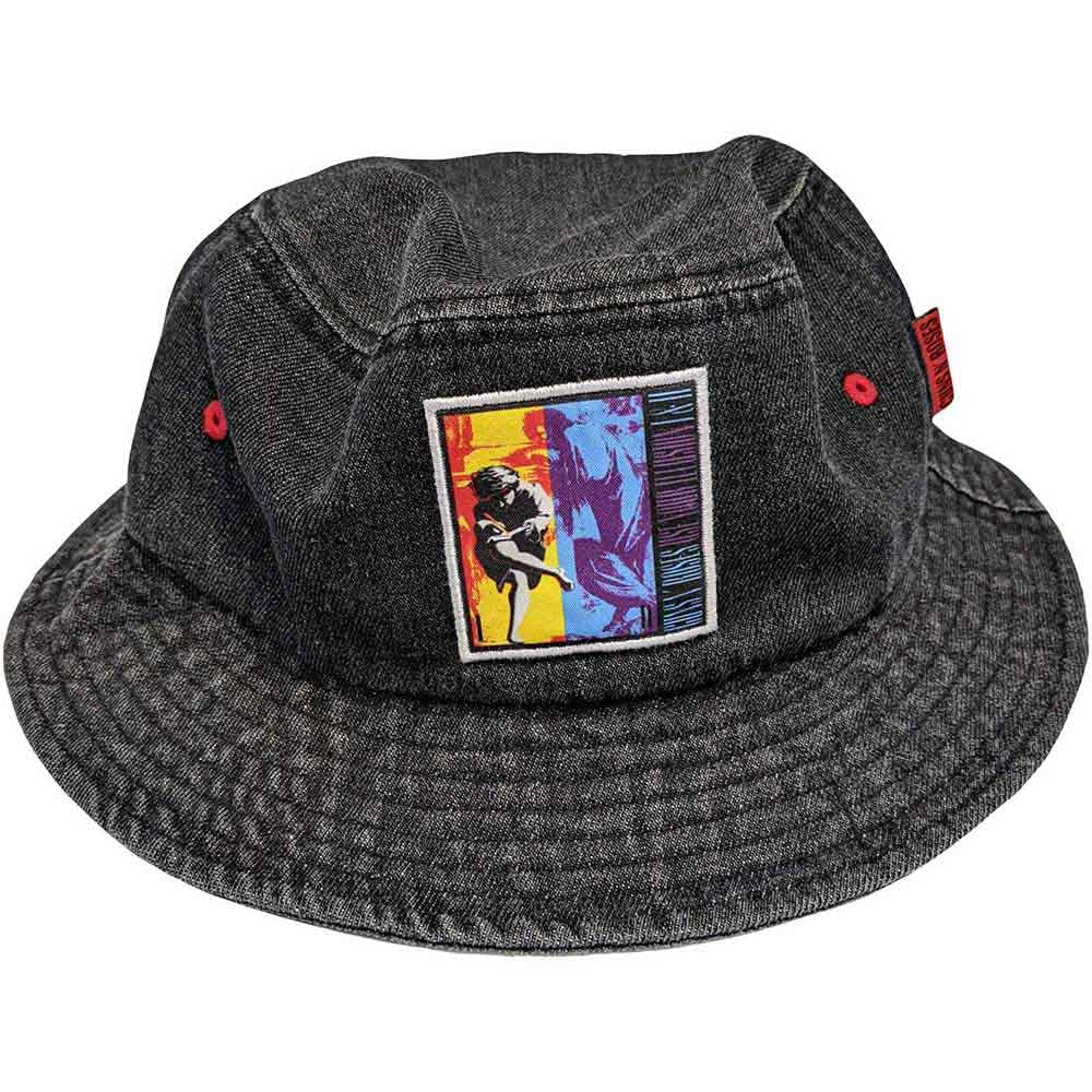 Guns N' Roses Unisex Bucket Hat: Use Your Illusion (Denim Black)