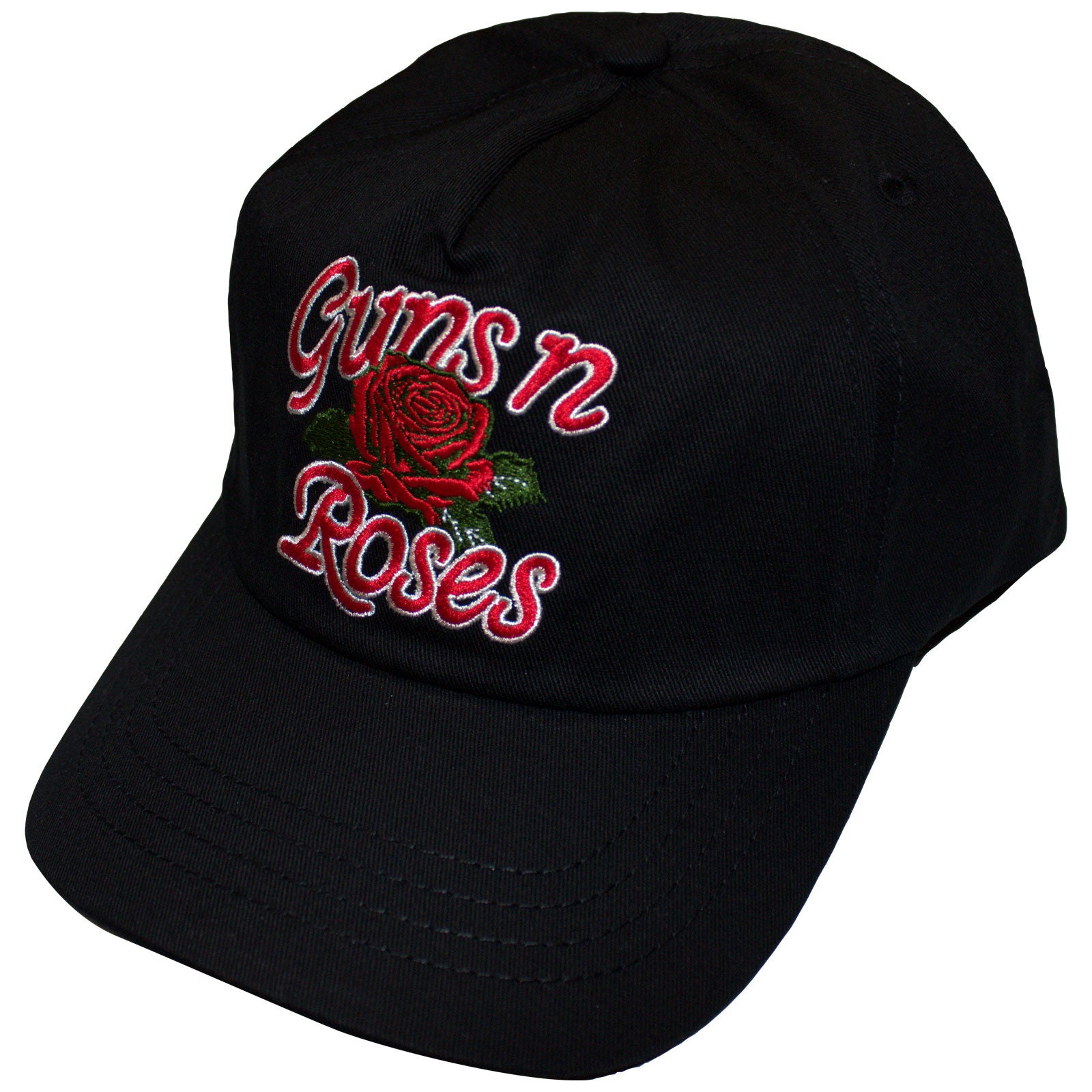 Guns N' Roses Unisex Baseball Cap: Appetite for Destruction Rose (Black) (Back Print)
