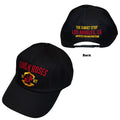 Guns N' Roses Unisex Baseball Cap: Sunset Strip '87 (Black) (Back Print)