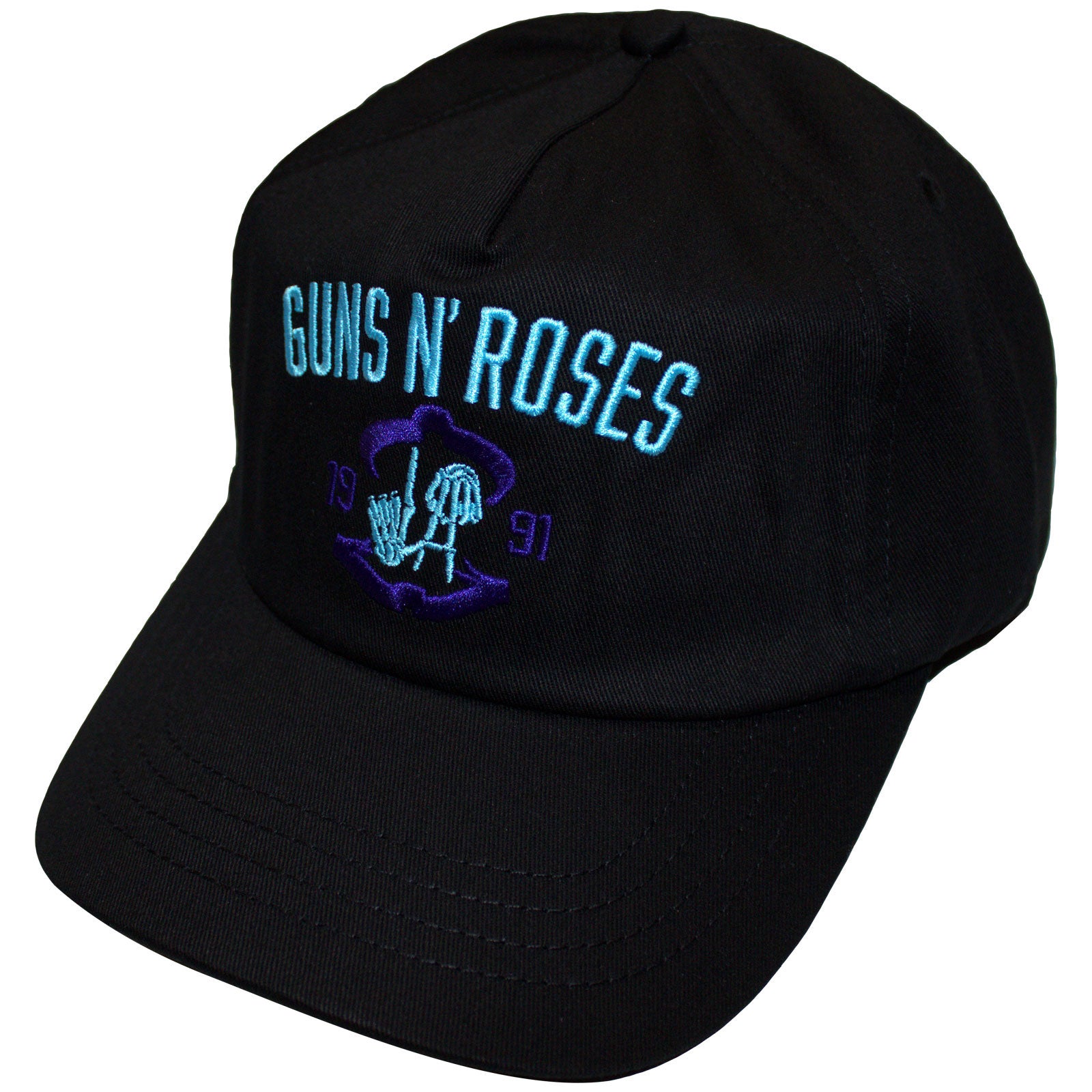 Guns N' Roses Unisex Baseball Cap: Sunset Strip '91 (Black) (Back Print)