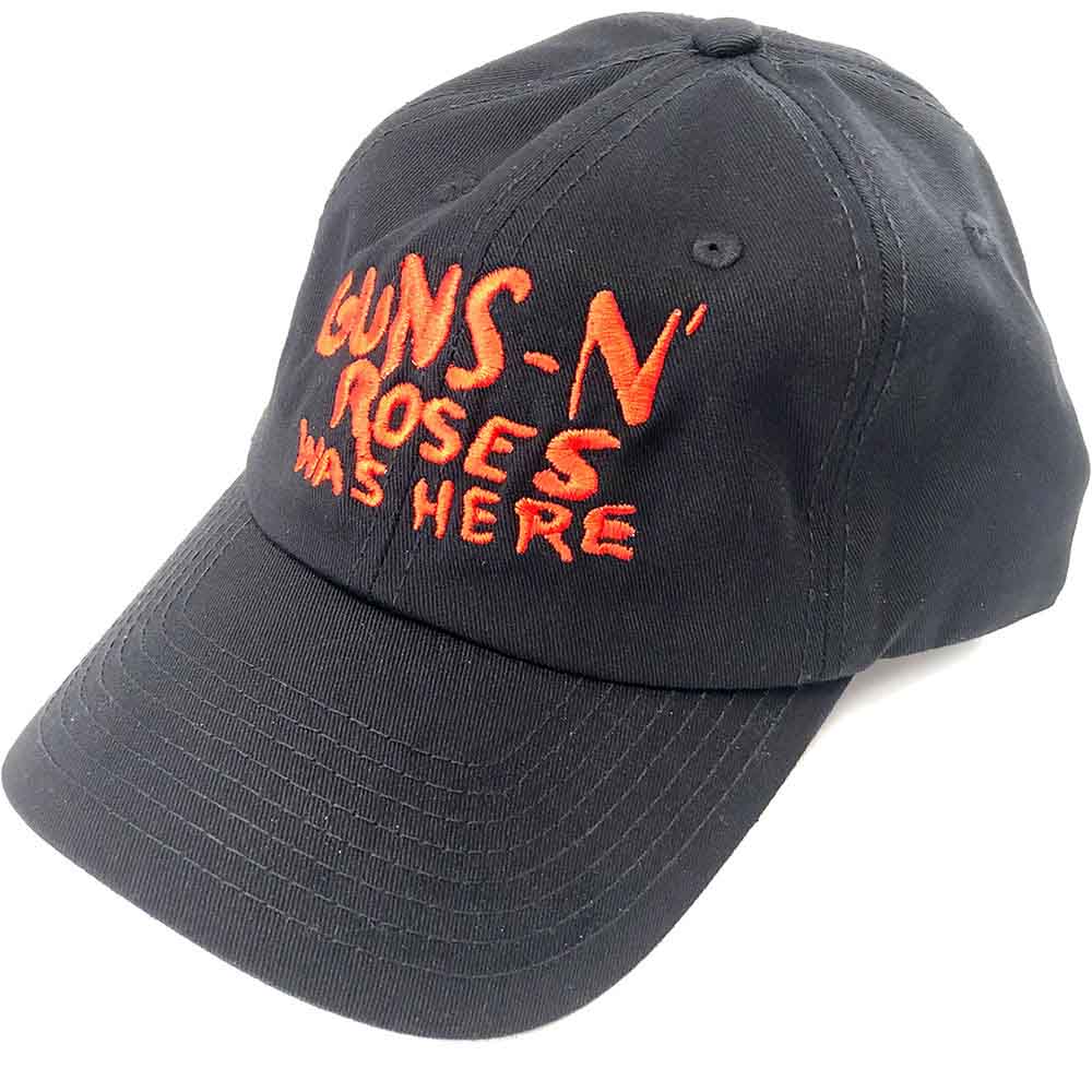 Guns N' Roses Unisex Baseball Cap: Was Here (Black) (Ex-Tour)