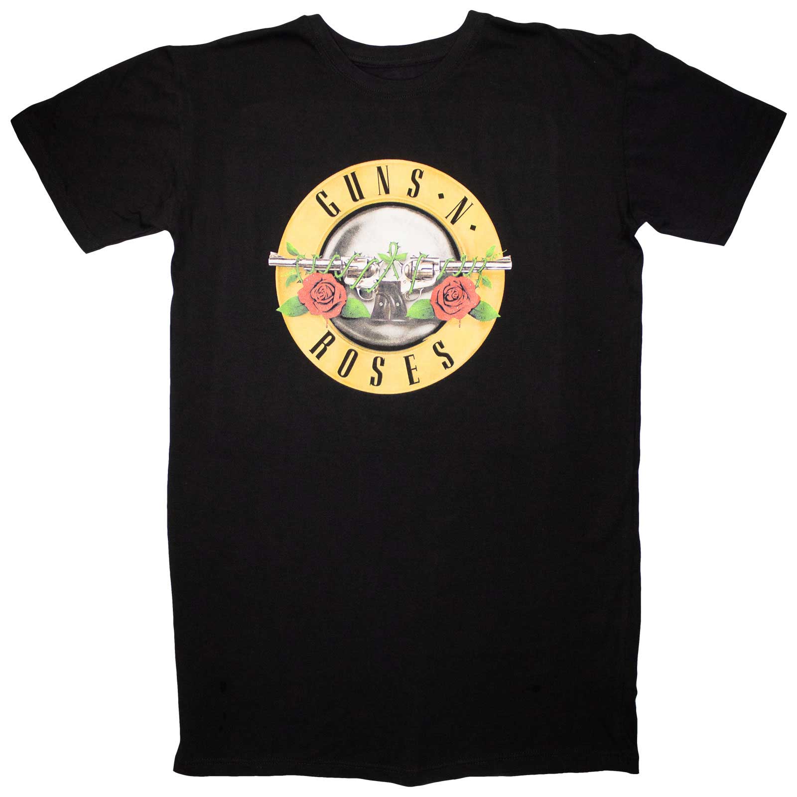 Guns N' Roses Ladies T-Shirt Dress: Classic Logo (Black)