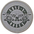 Guns N' Roses Standard Patch: White Circle Logo