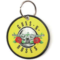 Guns N' Roses Patch Keychain: Classic Circle Logo (Double Sided)