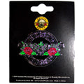 Guns N' Roses Pin Badge: Silver Circle Logo