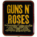 Guns N' Roses Pin Badge: Stacked Black