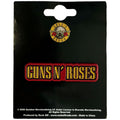 Guns N' Roses Pin Badge: Text Logo