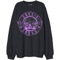 Guns N' Roses Unisex Sweatshirt: Pink Bullet (Black) (Oversized)