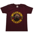 Guns N' Roses Kids T-Shirt: Classic Logo (Maroon Red)