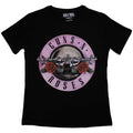 Guns N' Roses Ladies T-Shirt: Classic Logo (Black)