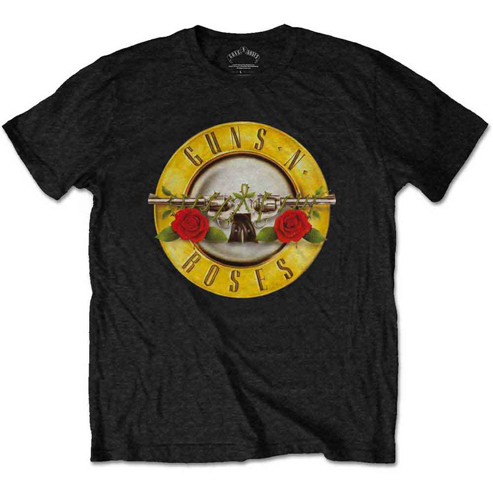 Guns N' Roses Unisex T-Shirt: Classic Logo (Black)