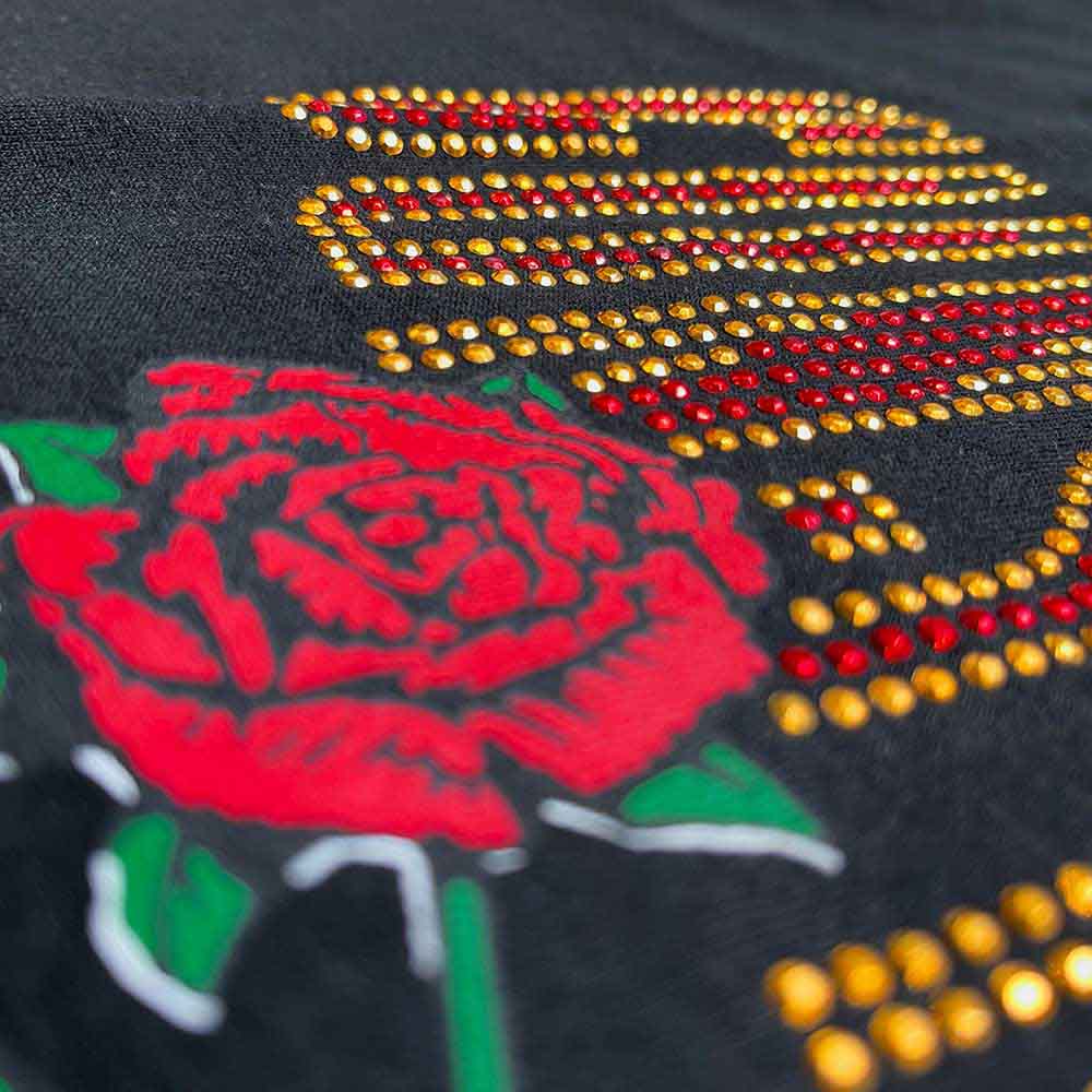 Guns N' Roses Unisex T-Shirt: 87 Tour (Black) (Embellished)