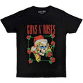 Guns N' Roses Unisex T-Shirt: Holiday Skull (Black)