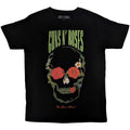 Guns N' Roses Unisex T-Shirt: Rose Skull (Black)
