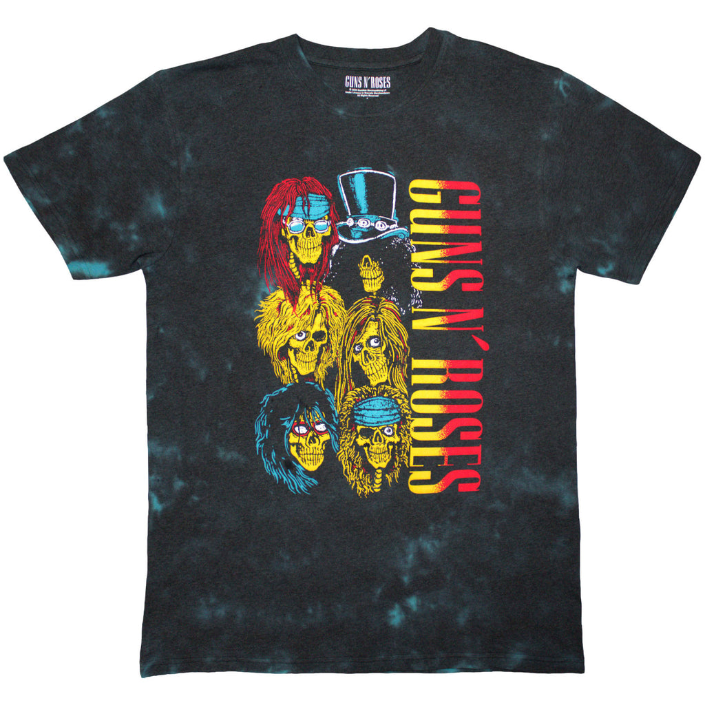 Guns N' Roses Unisex T-Shirt: UYI Tour '91 (Black) (Back Print & Wash Collection)