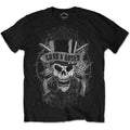 Guns N' Roses Unisex T-Shirt: Faded Skull (Black)