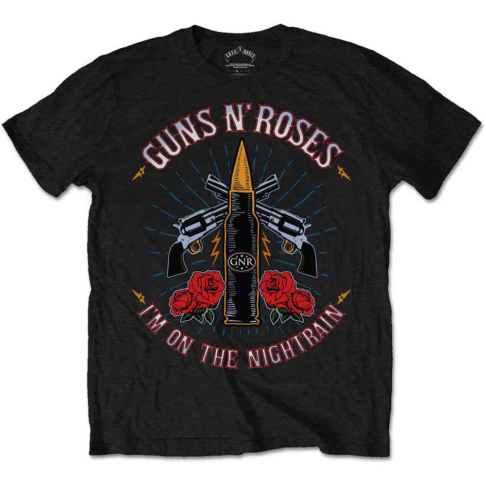 Guns N' Roses Unisex T-Shirt: Night Train (Black)