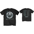 Guns N' Roses Unisex T-Shirt: Not in this Lifetime Tour Xerox (Black) (Back Print)
