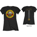 Guns N' Roses Ladies T-Shirt: Not In This Lifetime Tour (Black) (Back Print)