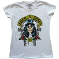 Guns N' Roses Ladies T-Shirt: Slash '85 (White)
