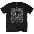 Guns N' Roses Unisex T-Shirt: Bourbon Label (Black)