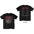 Guns N' Roses Unisex T-Shirt: Illusion Tour (Black) (Back Print)
