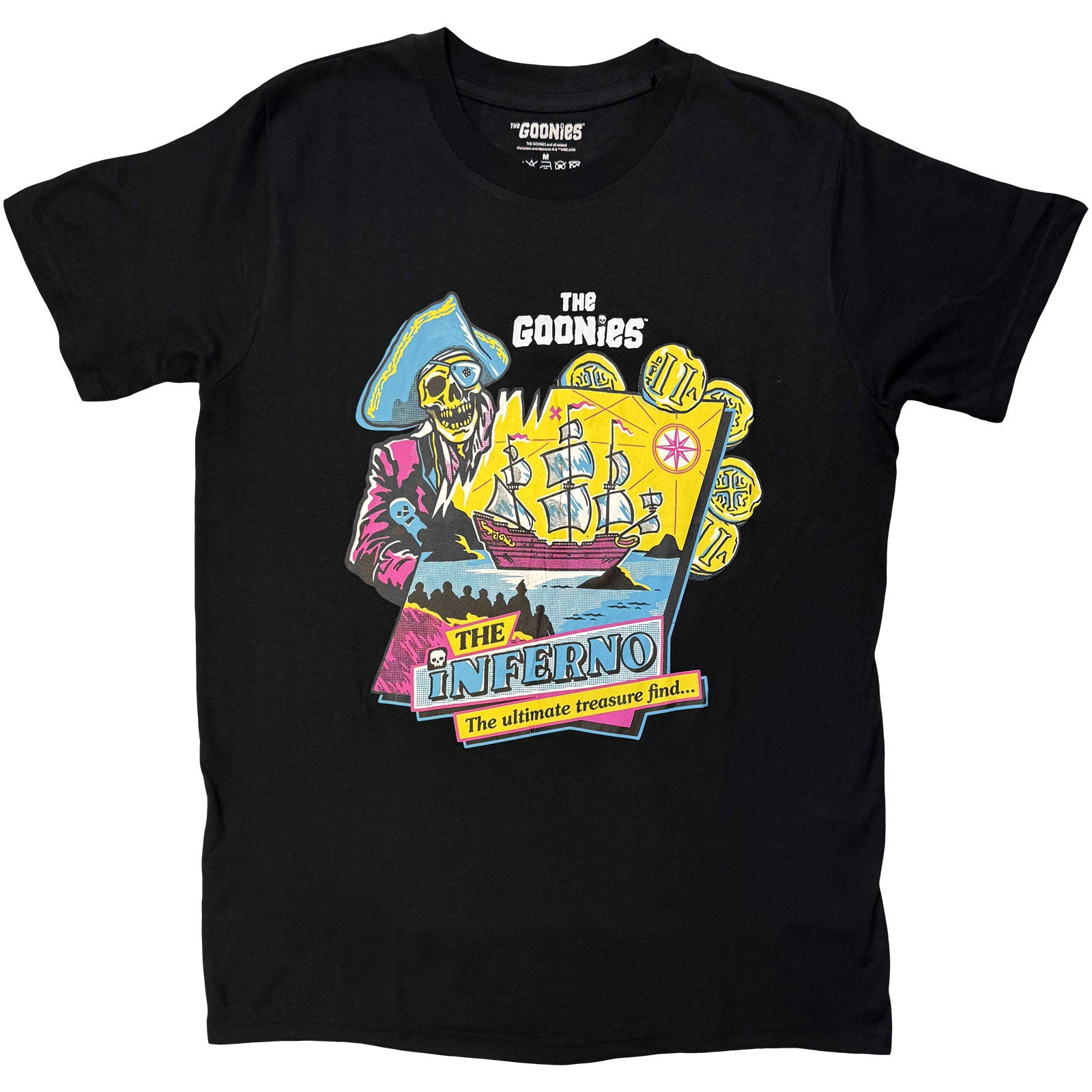 The Goonies Unisex T-Shirt: Inferno (Black)