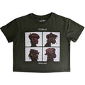 Gorillaz Ladies Crop Top: Demon Days (Green)