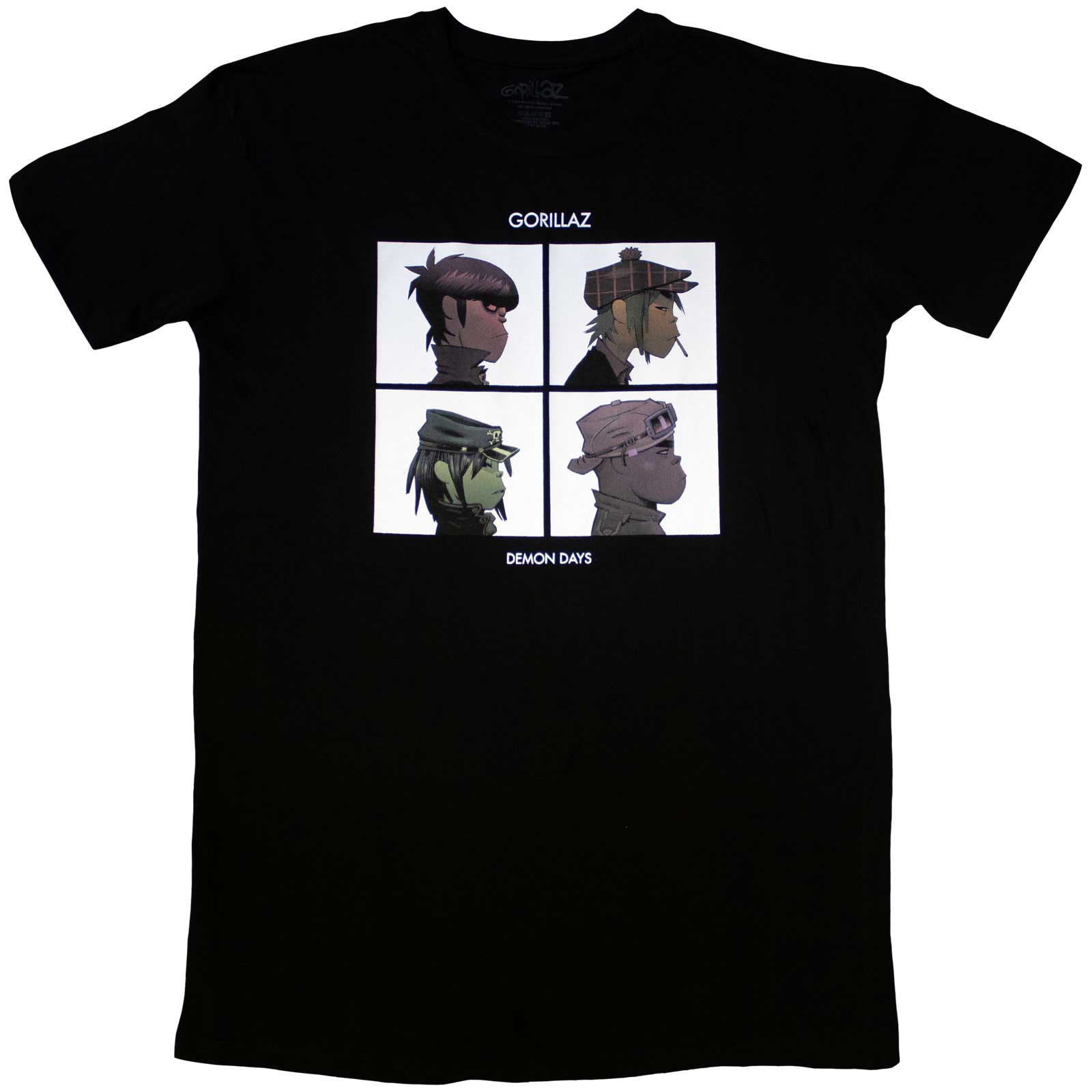 Gorillaz Ladies T-Shirt Dress: Demon Days (Black)
