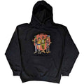 Gorillaz Unisex Pullover Hoodie: Group Circle Rise (Navy Blue)