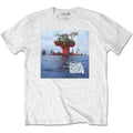 Gorillaz Unisex T-Shirt: Plastic Beach (White)