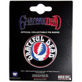 Grateful Dead Pin Badge: Steal Your Face Logo