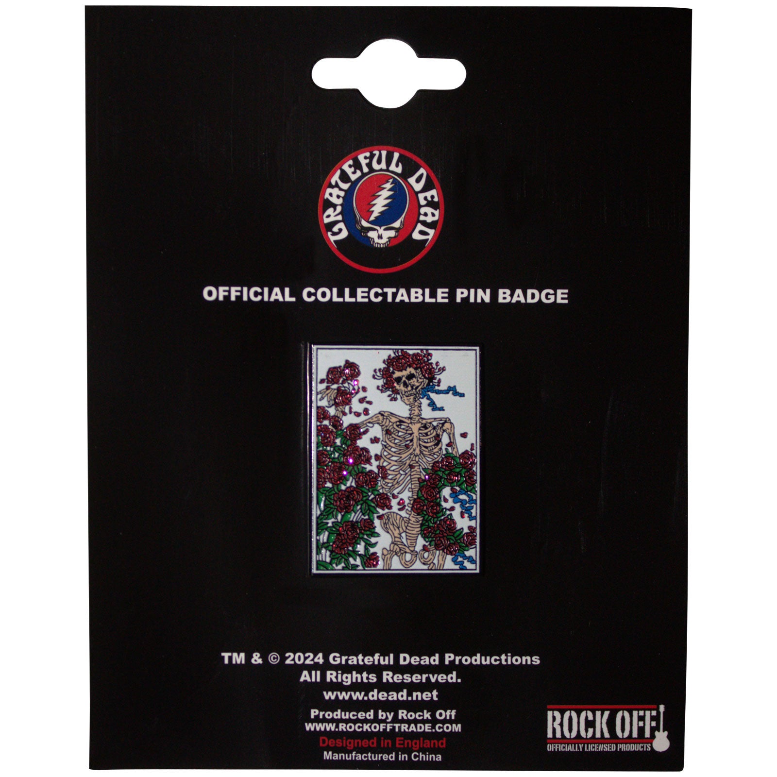 Grateful Dead Pin Badge: Bertha