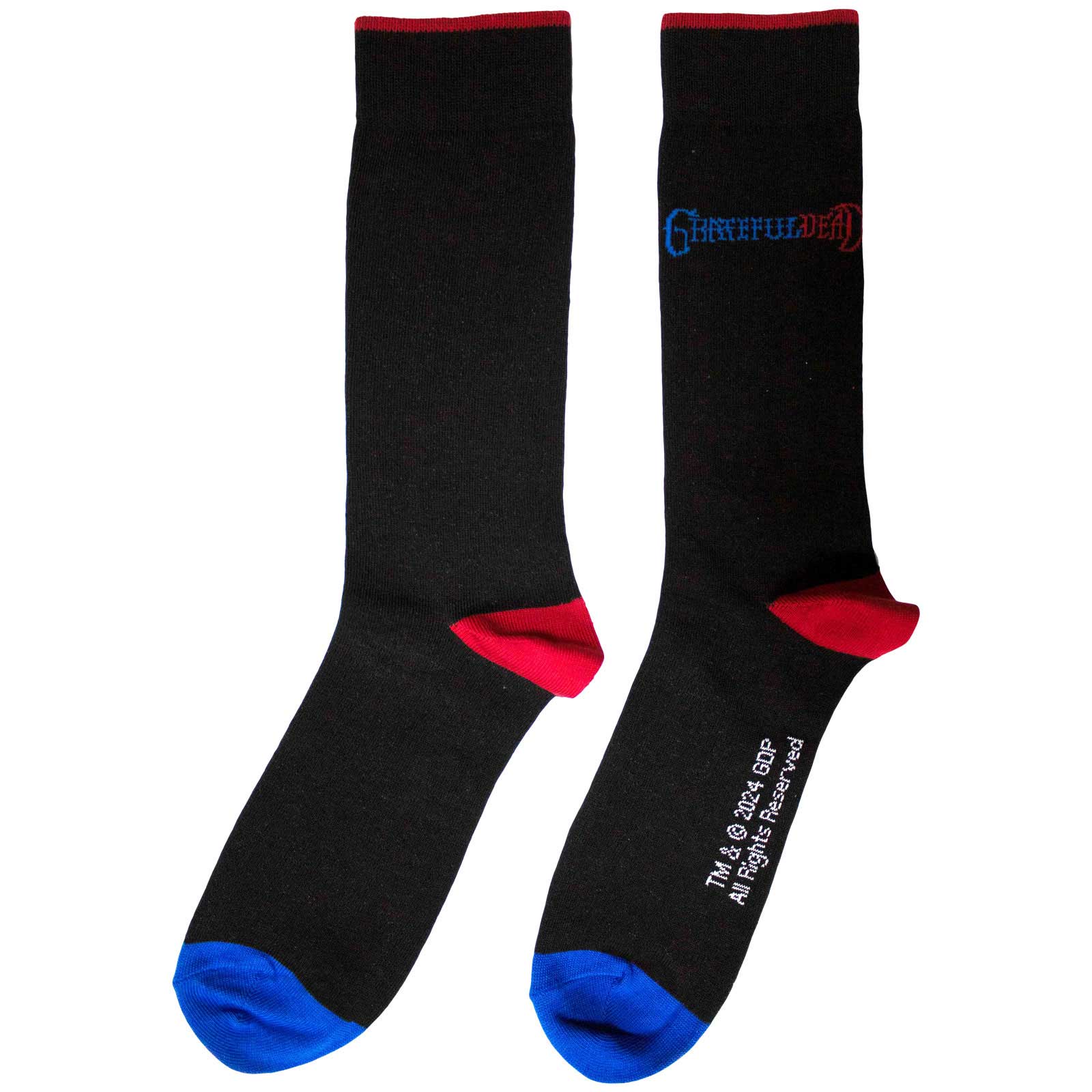 Grateful Dead Unisex Ankle Socks: Logo (Black) (UK Size 6 - 11)