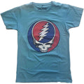 Grateful Dead Unisex T-Shirt: Steal Your Face Classic (Blue)