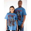 Grateful Dead Unisex T-Shirt: Bertha & Logo (Blue)