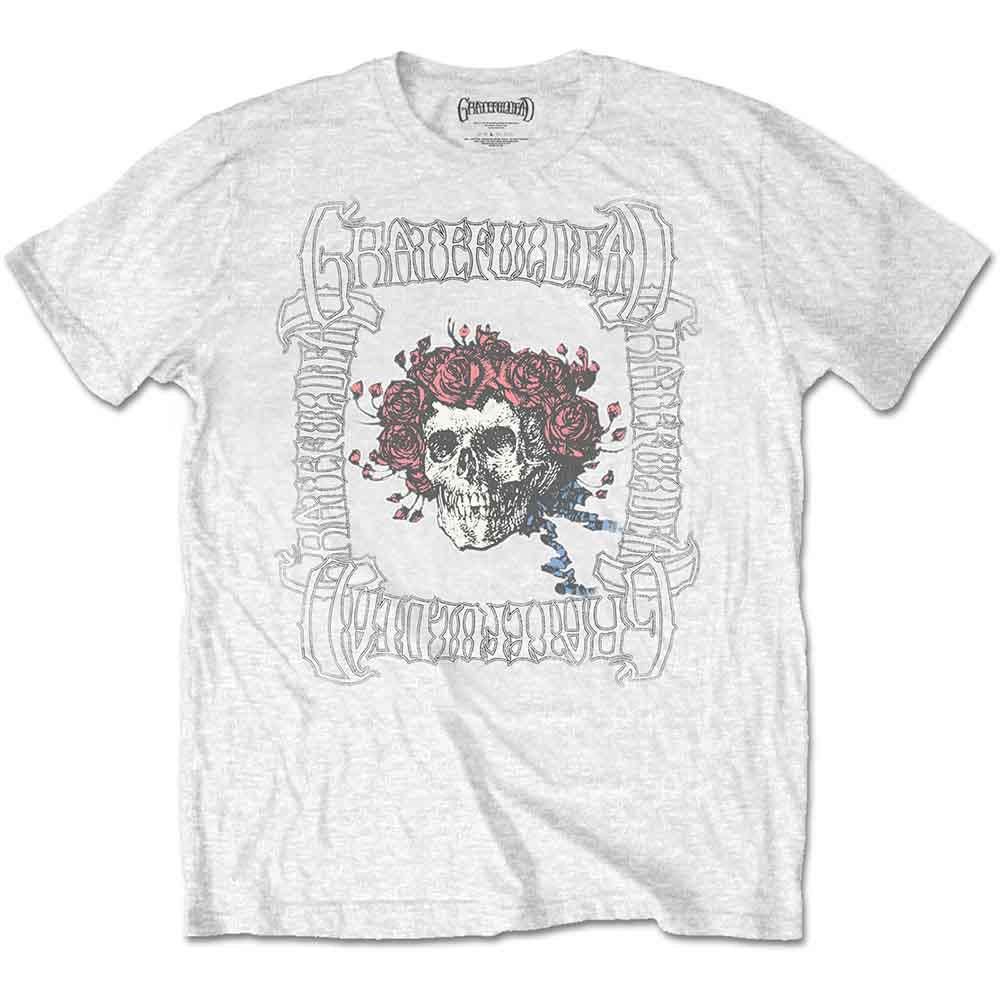 Grateful Dead Unisex T-Shirt: Bertha with Logo Box (White)