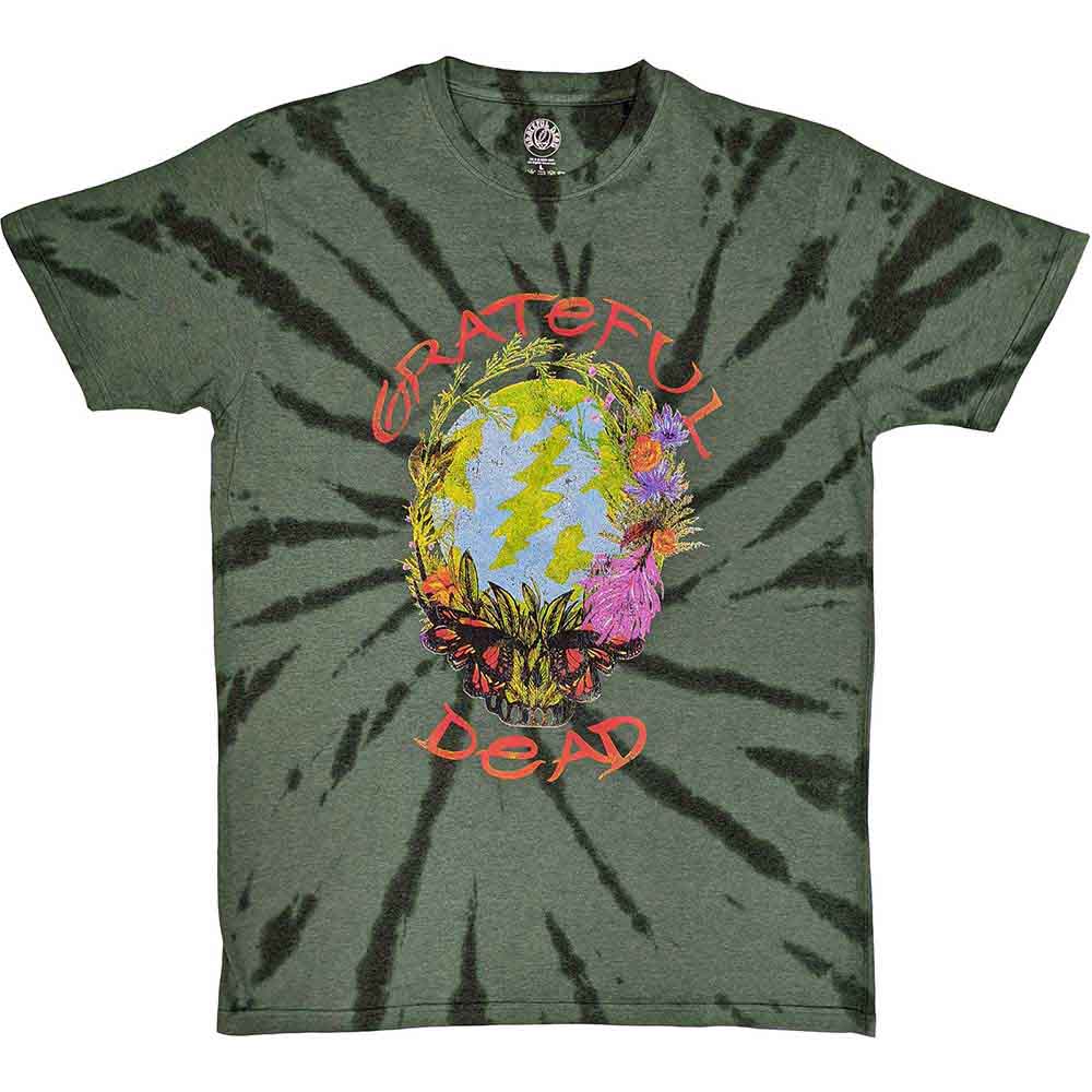 Grateful Dead Unisex T-Shirt: Forest Dead (Green) (Wash Collection)