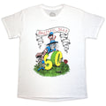 Grateful Dead Unisex T-Shirt: 60th Rose Pose (White)