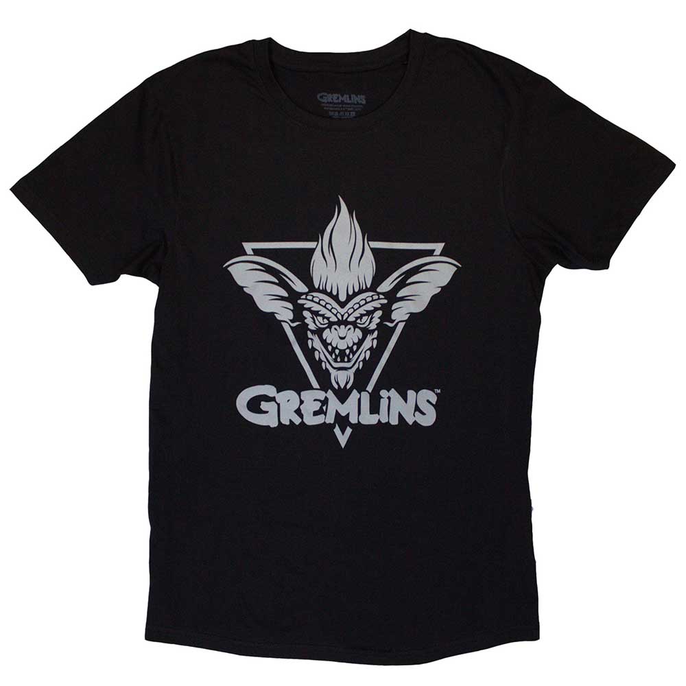 Gremlins Unisex T-Shirt: Stripe Triangle (Black)