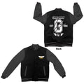 Gremlins Unisex Varsity Jacket: Est. 1984 (Black & Charcoal Grey) (Back Print)